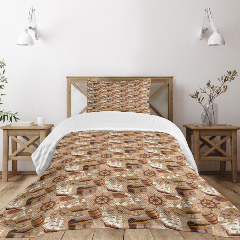 Map Adventure Bedspread Set