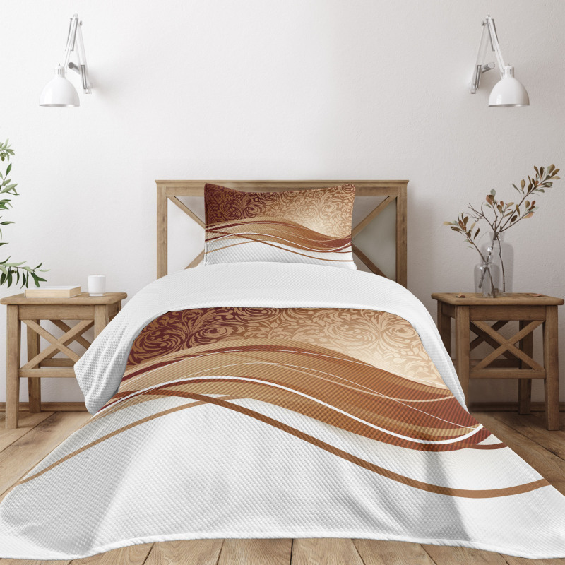 Classical Foliage Bedspread Set