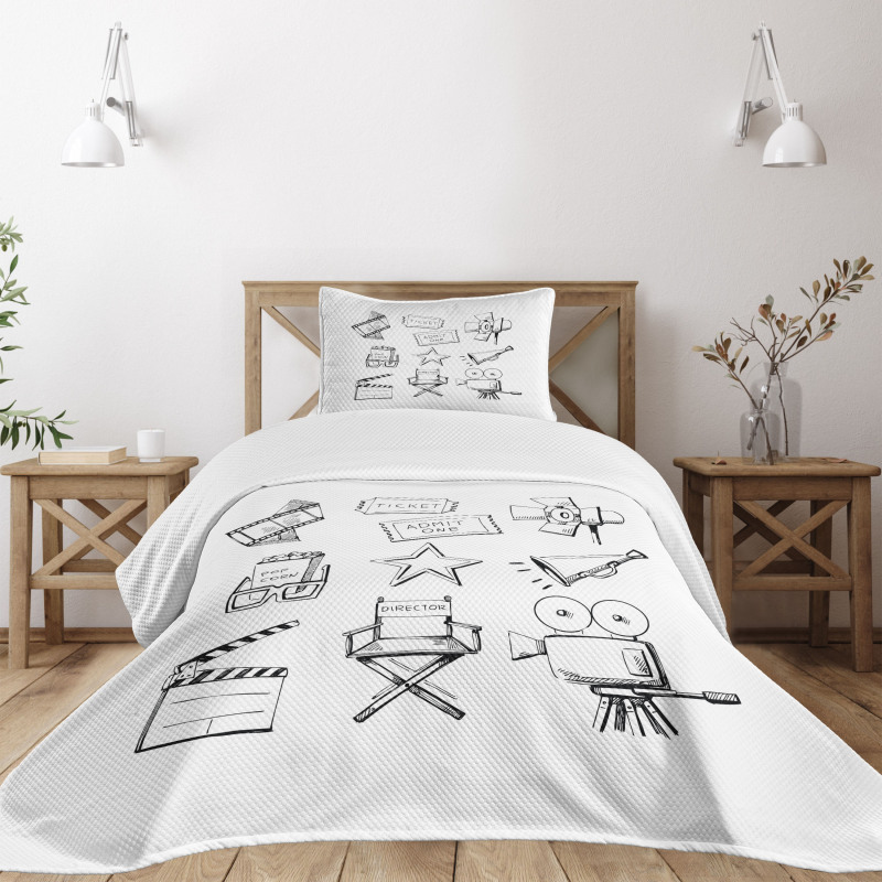 Sketchys Bedspread Set