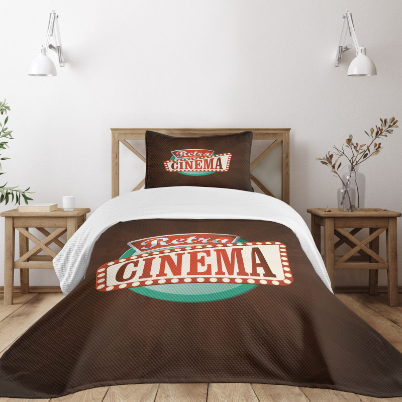 Retro Cinema Bedspread Set