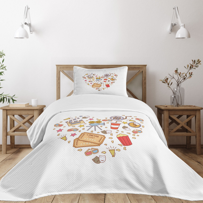 Cinema Love Bedspread Set