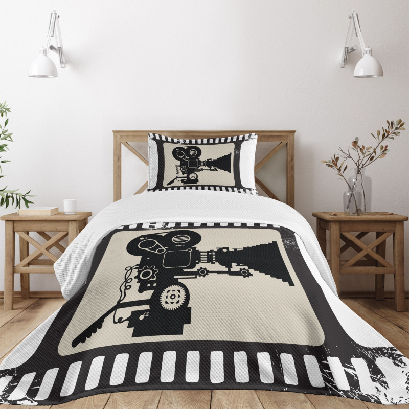 Film Frame Deisgn Bedspread Set