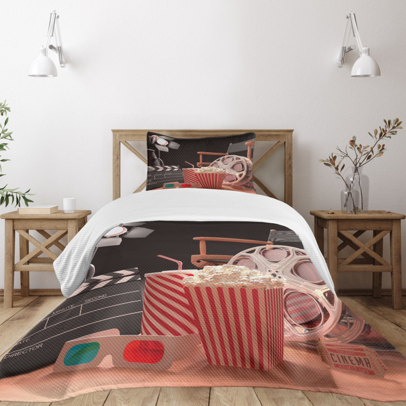 Film Industry Bedspread Set