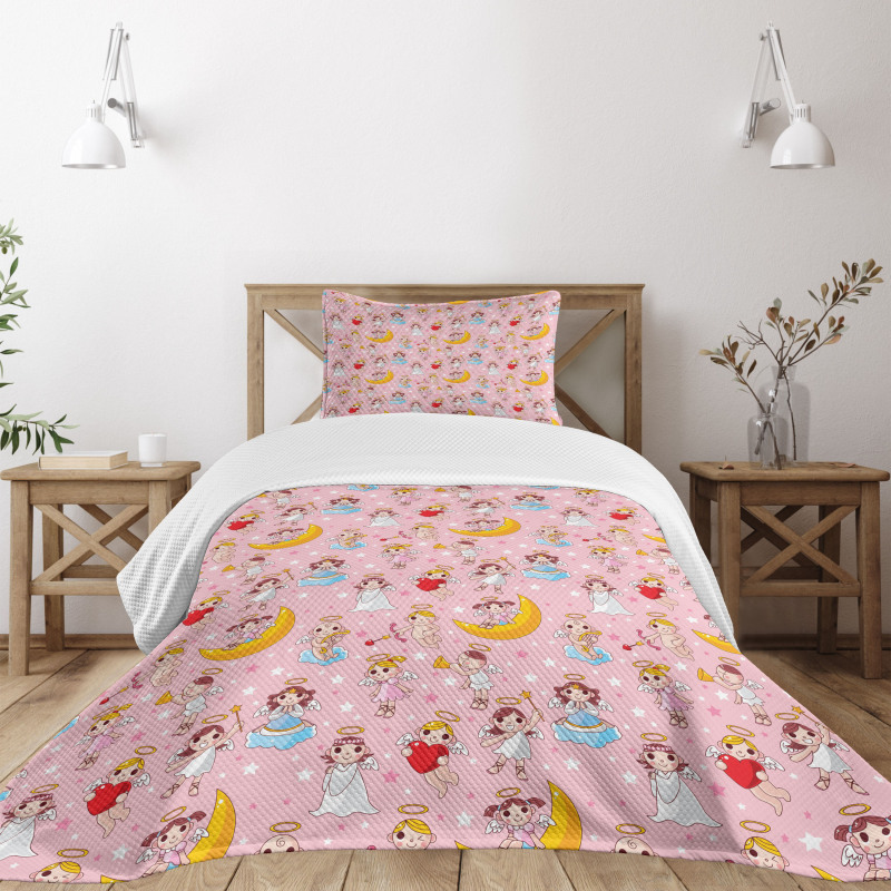 Fairies Music Cheerful Bedspread Set