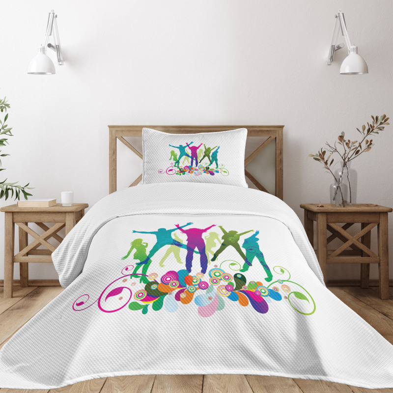 Teen Dance Floral Vivid Bedspread Set