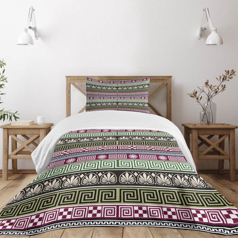 Ornate Motif Bedspread Set