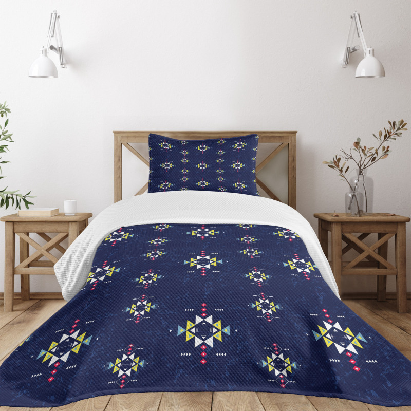 Geometric Art Bedspread Set