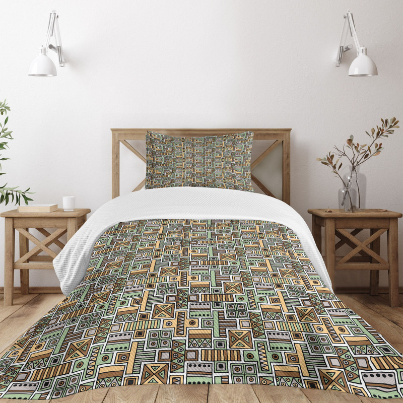 Funky Ethnic Bedspread Set