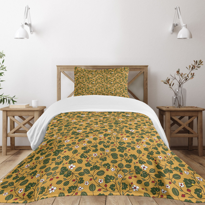 Flourishing Daisy Field Bedspread Set