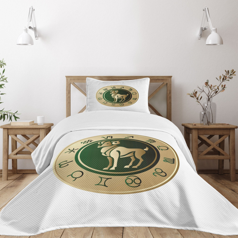 Circle Aries Art Bedspread Set