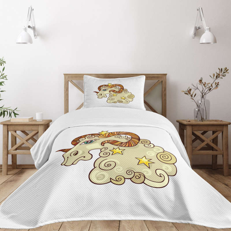 Comic Ram Stars Bedspread Set