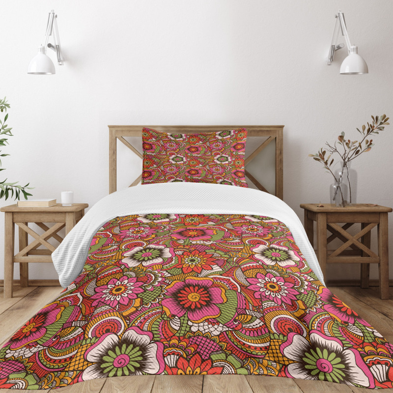Motley Spring Art Bedspread Set