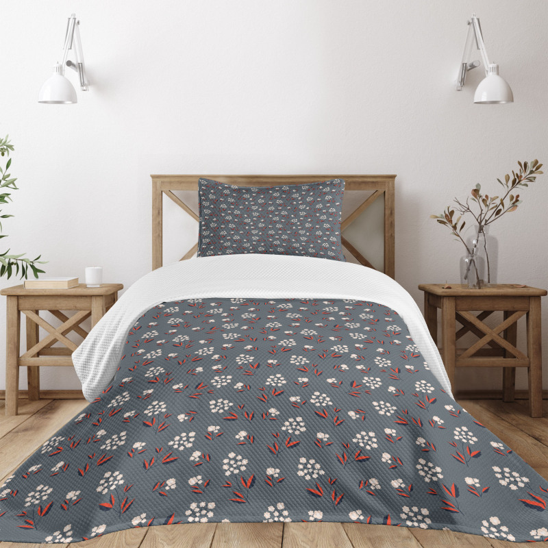 Spring Petals Blooms Bedspread Set