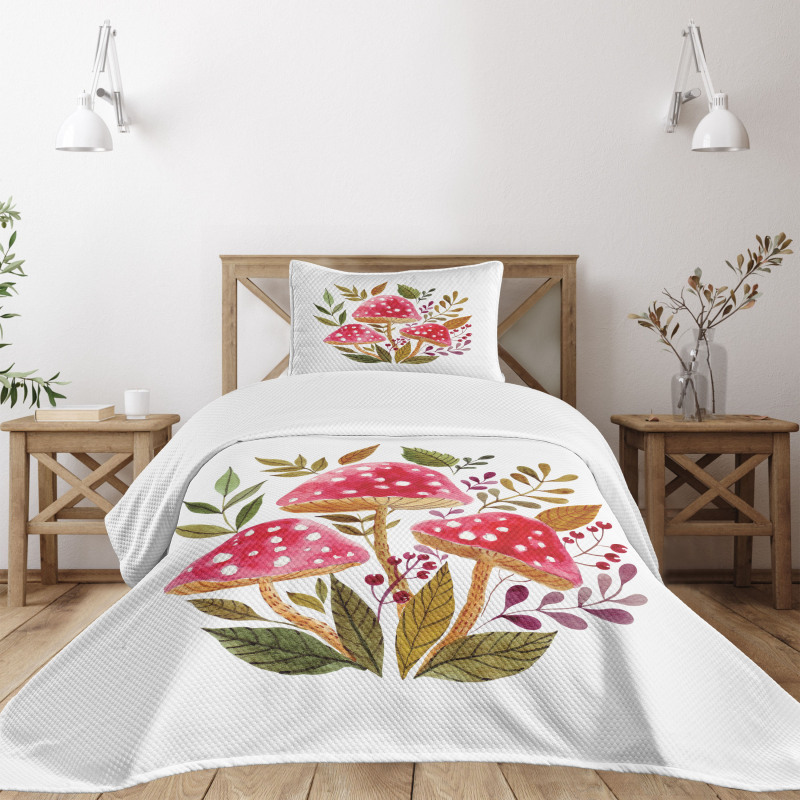 Watercolor Amantias Bedspread Set