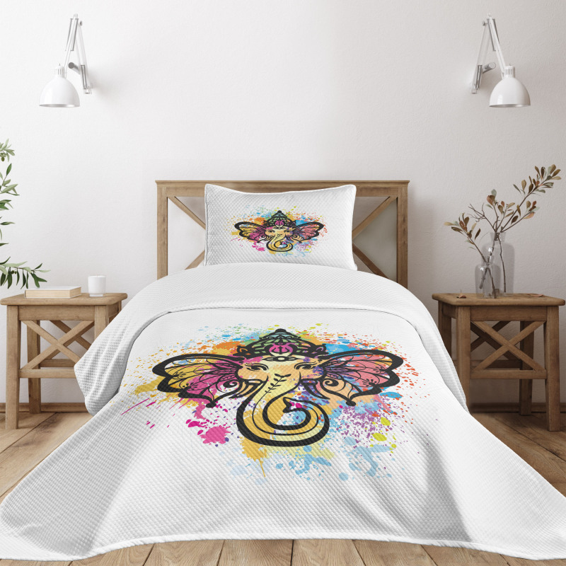 Mandala Animal Portraits Bedspread Set