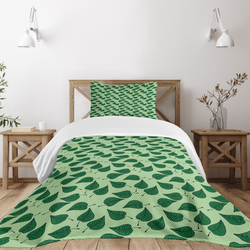 Composition of Nature Bedspread Set