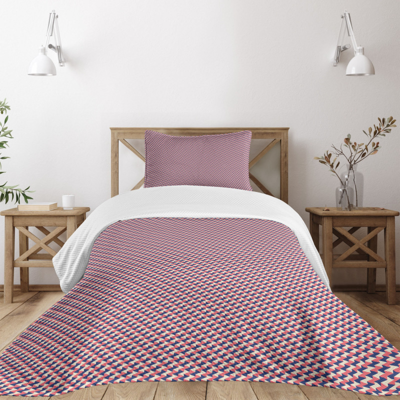 Mosaic Grid Pattern Bedspread Set