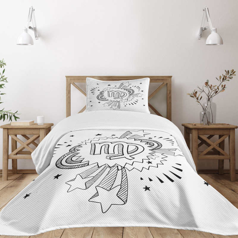 Doodle Pop Art Bedspread Set