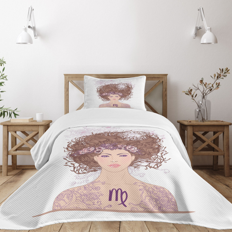 Floral Young Girl Bedspread Set