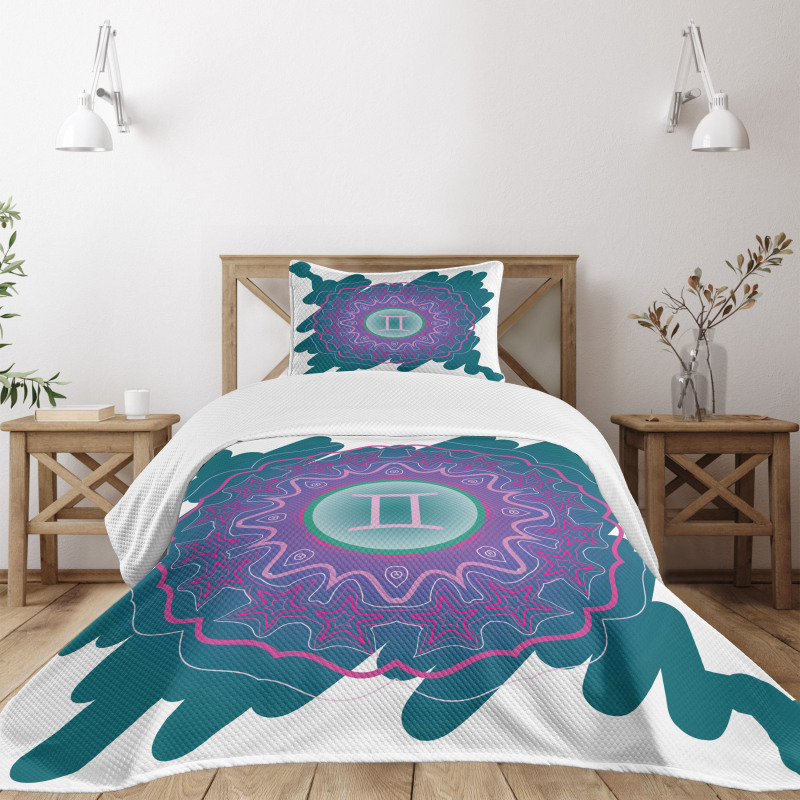 Doodle Mandala Bedspread Set