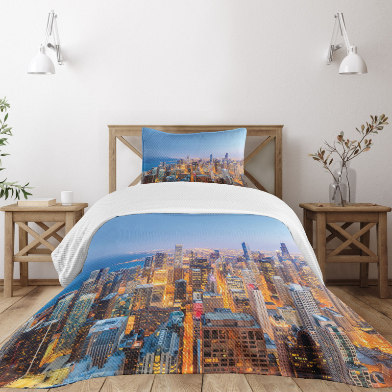 Vibrant City Bedspread Set