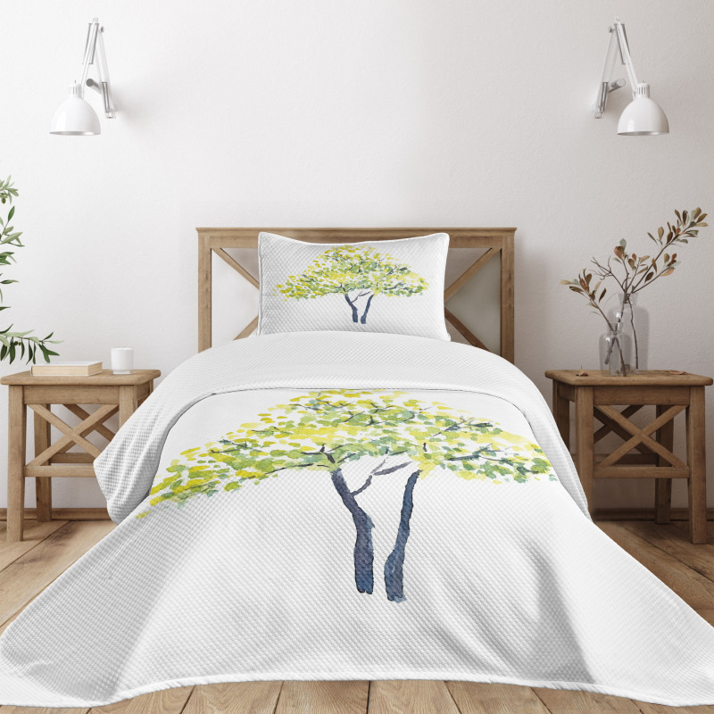 Blooming Spring Branch Bedspread Set