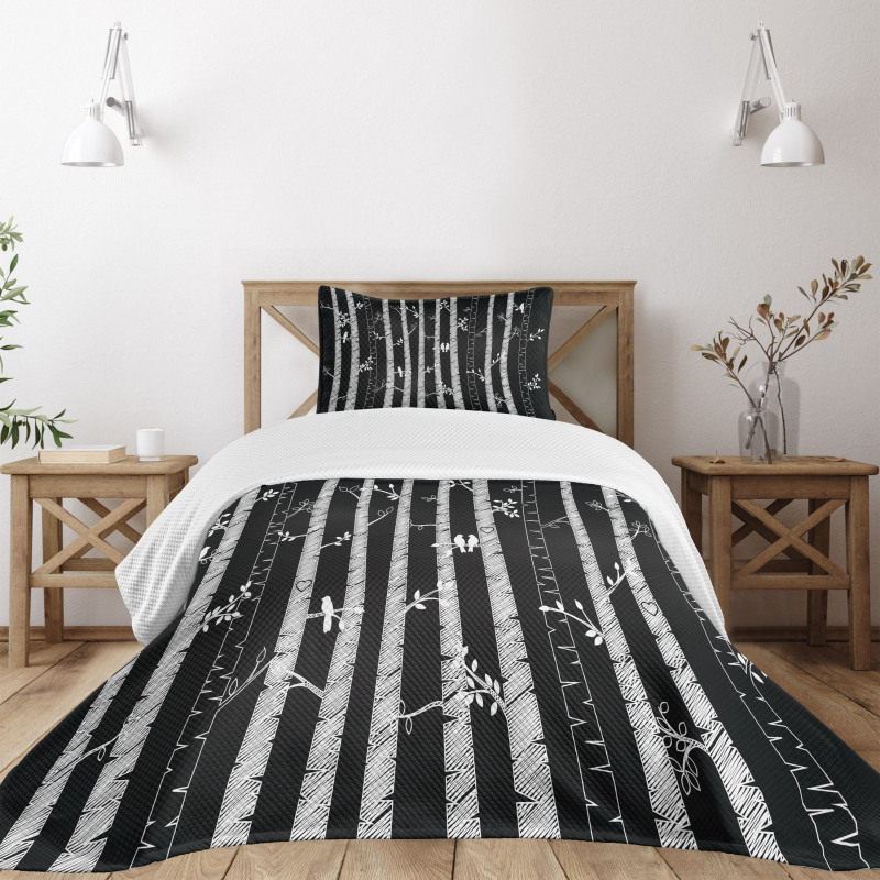 Sketch Jungle Bedspread Set