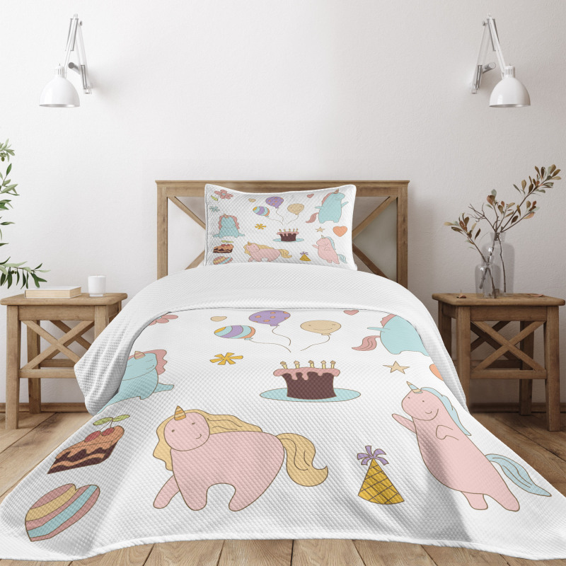 Birthday Animals Bedspread Set