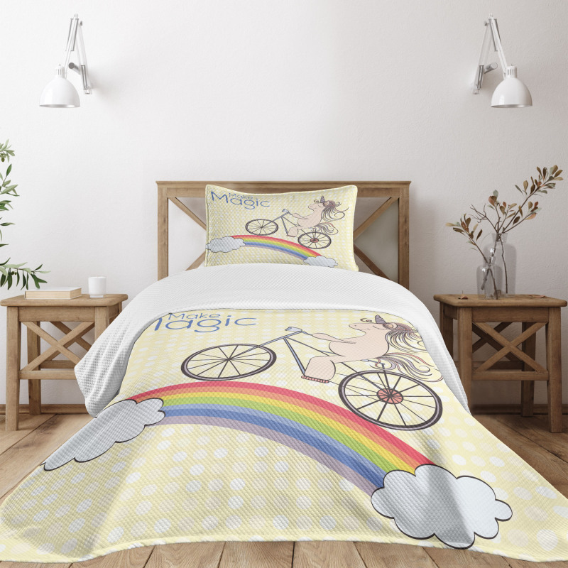 Rainbow Animal Bedspread Set