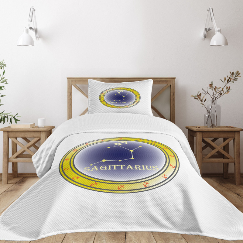 Horoscope Stars Bedspread Set