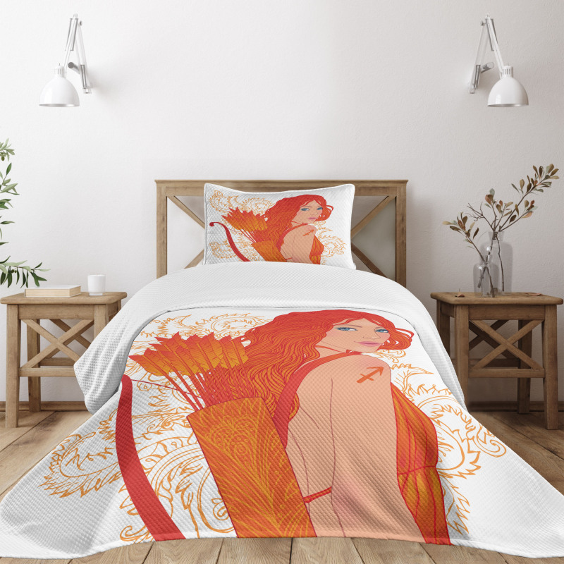 Cartoon Zodiac Bedspread Set