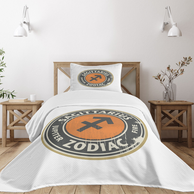 Zodiac Design Bedspread Set