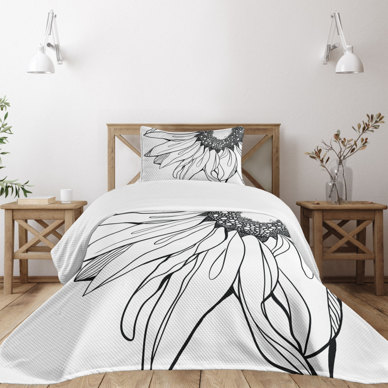 Sunflower Botany Growth Bedspread Set