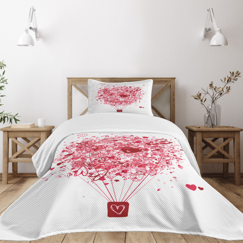 Love is in the Air Balloon Bedspread Set