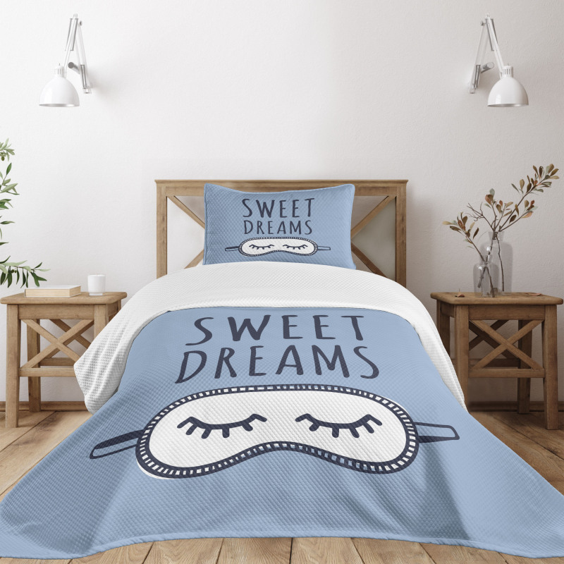 Sleeping Doodle Bedspread Set