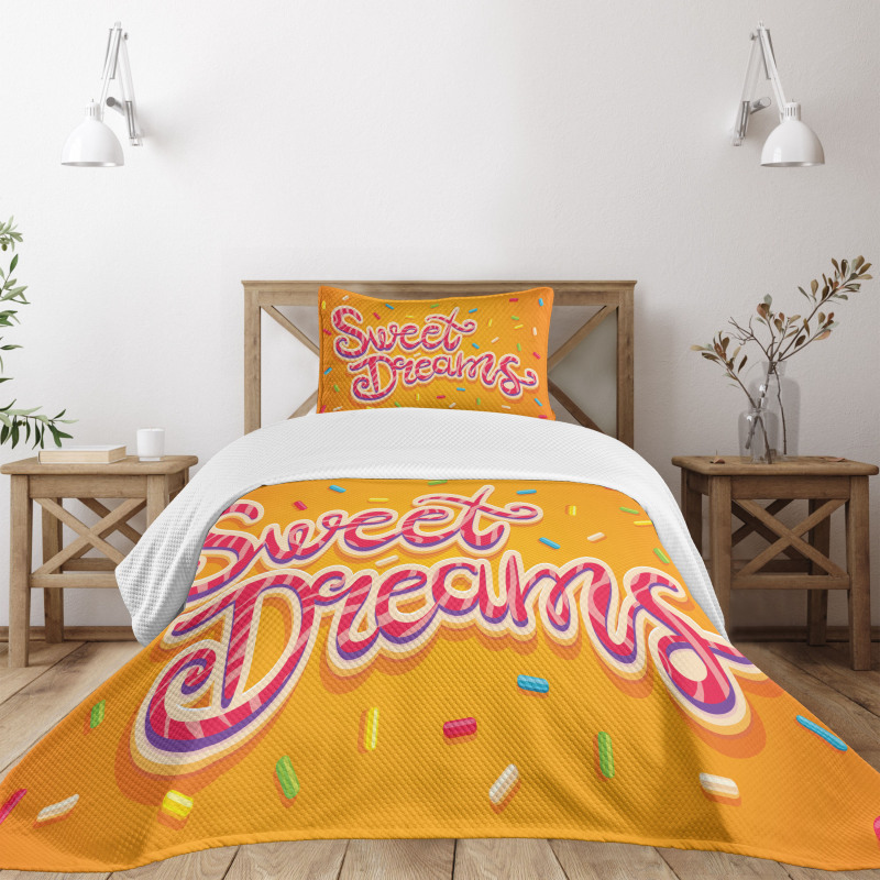 Colorful Candies Bedspread Set