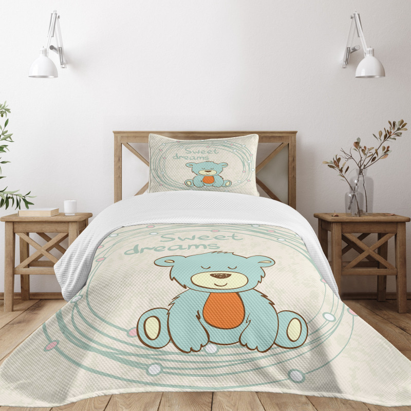 Teddy Bear Sleep Bedspread Set