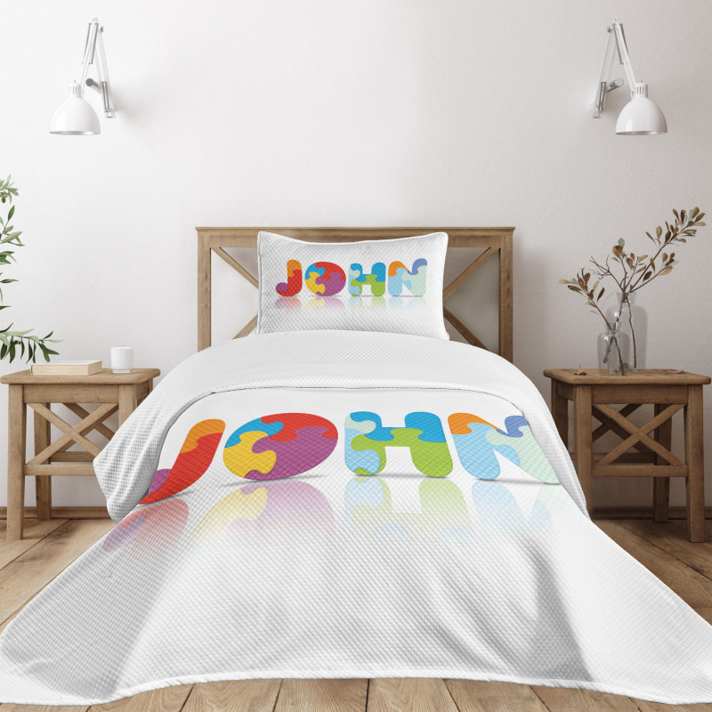 Ancestral Children Name Bedspread Set