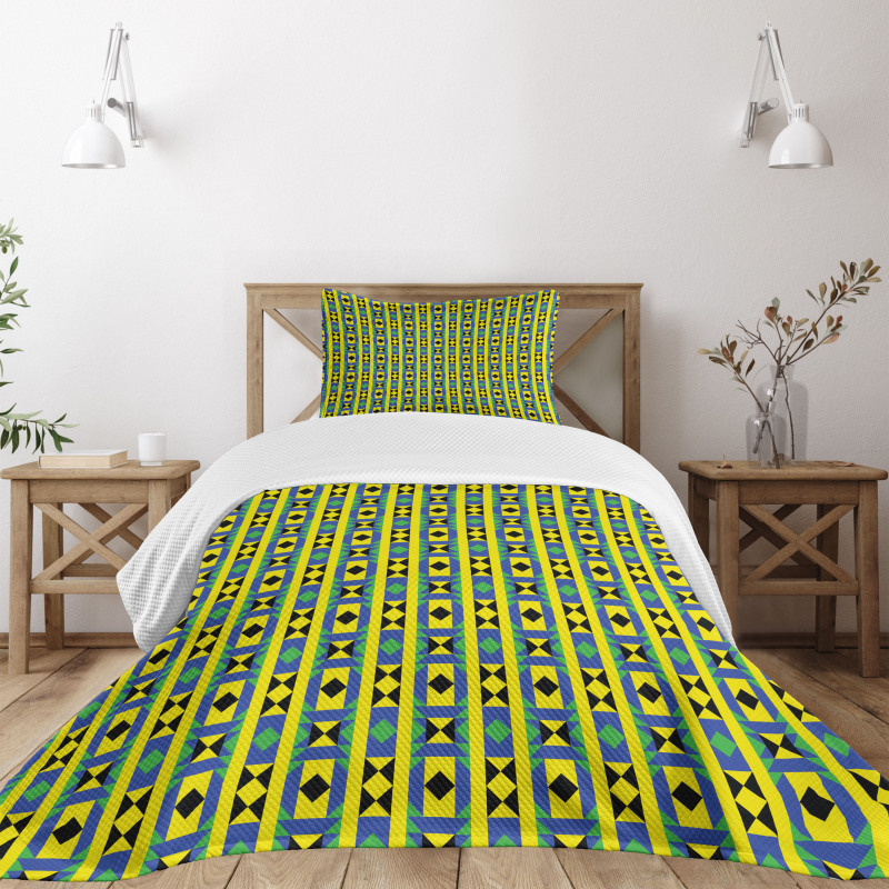 Geometric Kenya Bedspread Set