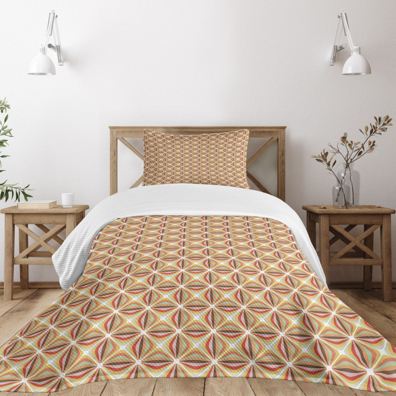 Colorful and Geometric Bedspread Set