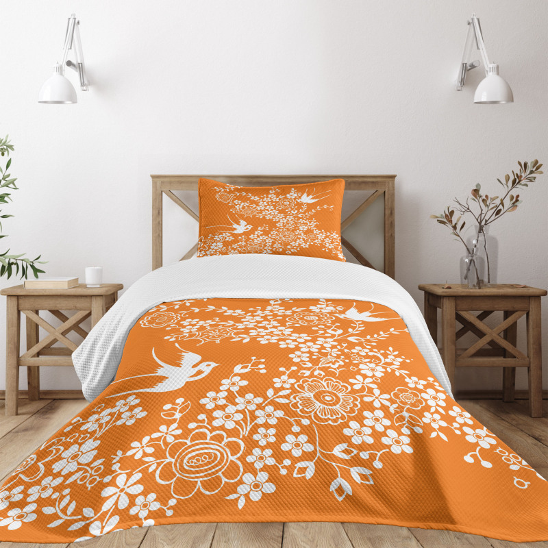 Flora Fauna Bedspread Set