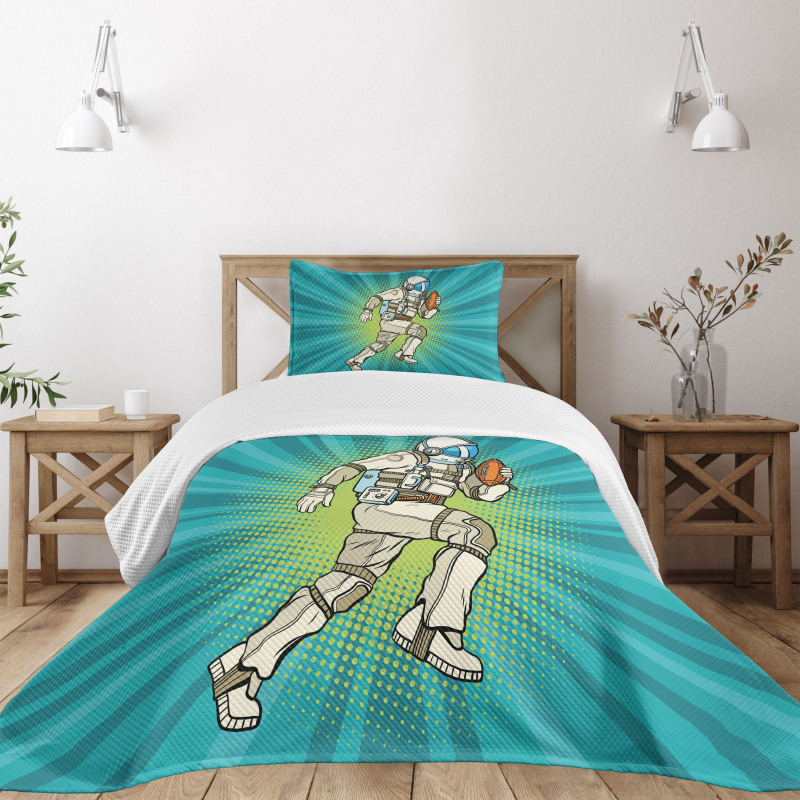 Astronaut Athlete Sports Bedspread Set