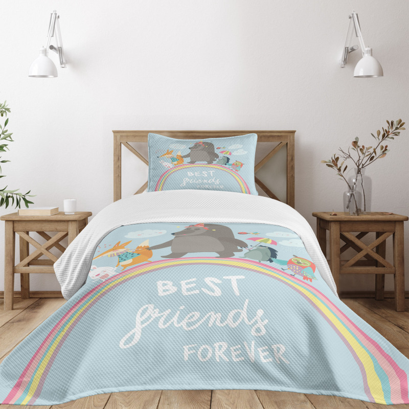 Best Animal Friends Bedspread Set