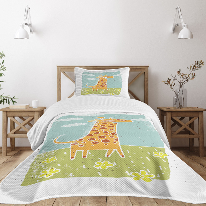 Childish Kids Animal Bedspread Set