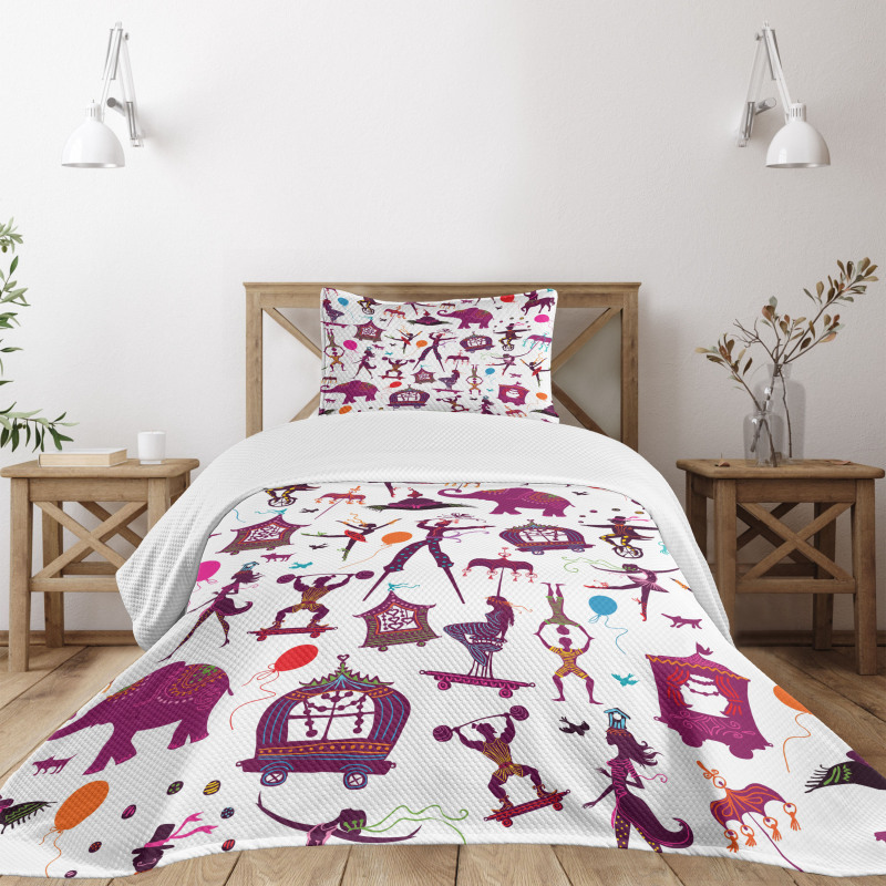 Colorful Characters Bedspread Set