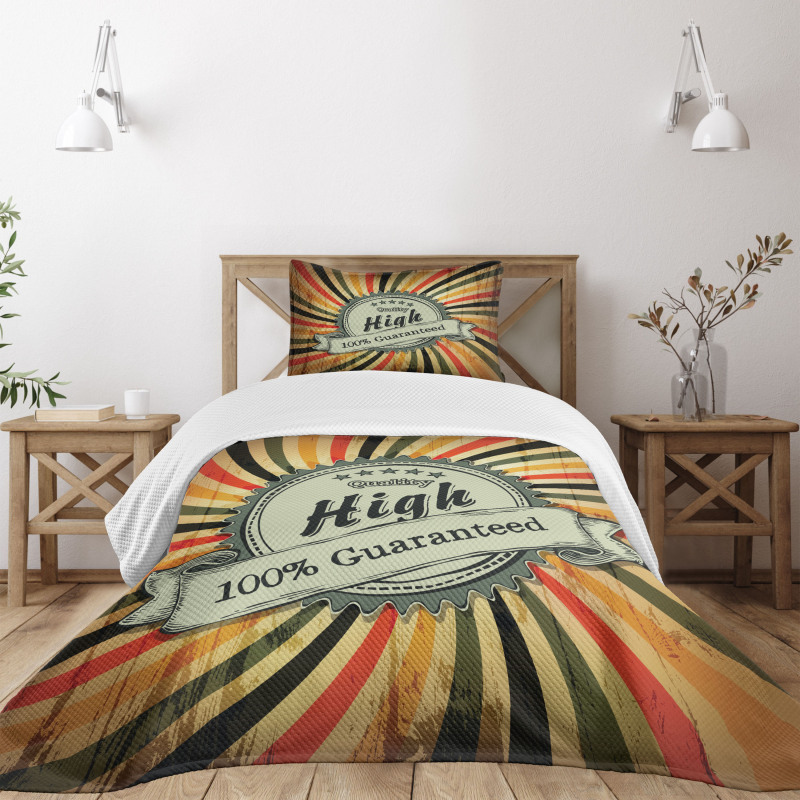 Grunge Lines Bedspread Set