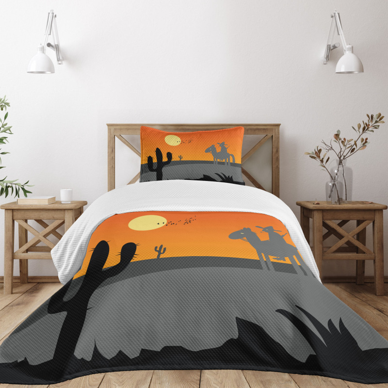 Hot Mexico Desert Bedspread Set