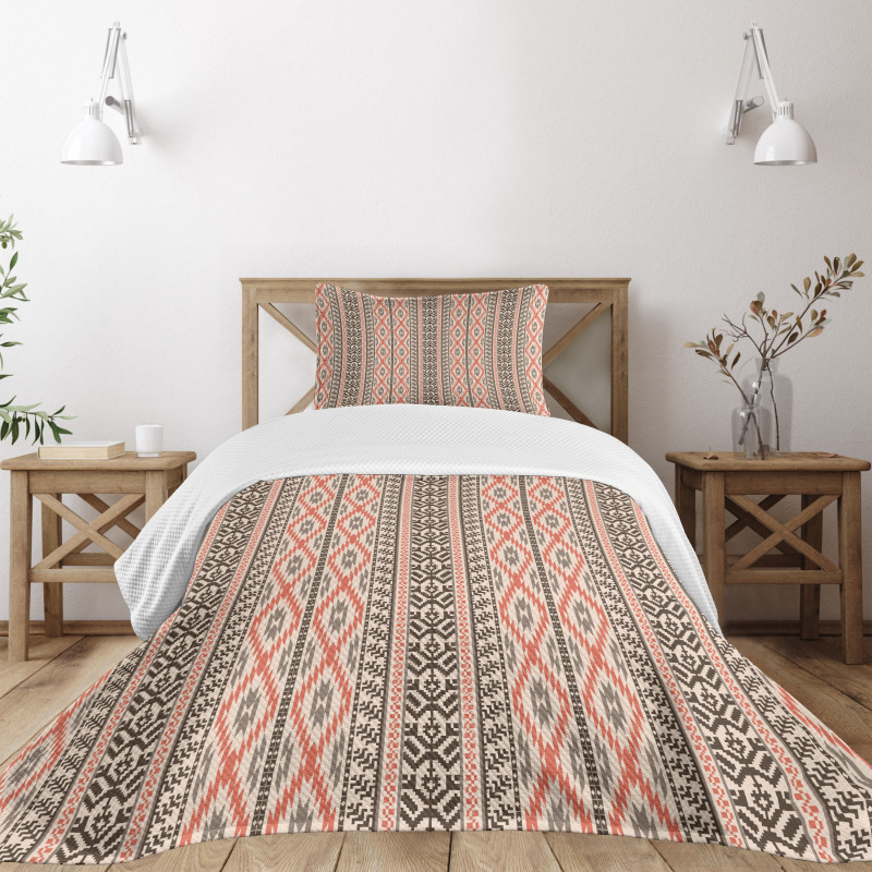 Native Art Borders Bedspread Set