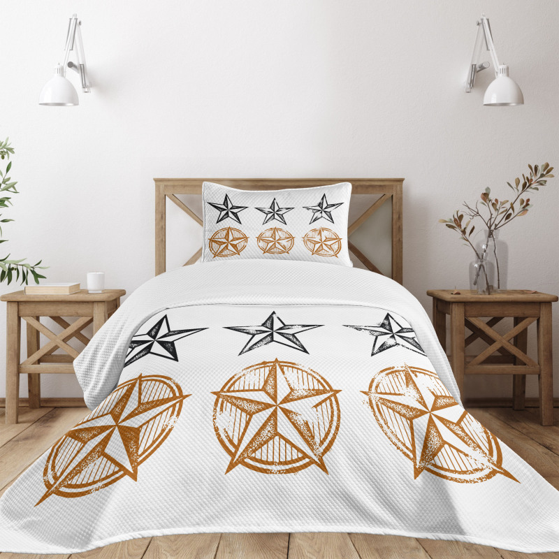 Western Pattern Bedspread Set