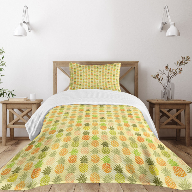 Tropical Hawaii Design Bedspread Set